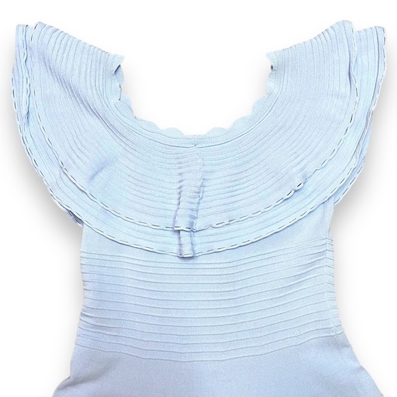 ELIZA J Off the Shoulder Fit & Flare Dress - Size Medium - Picture 9 of 14